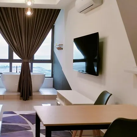 New Stylish Seaview Bali Residences Studio Near Jonker 4 Pax Malacca Exterior photo