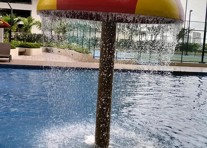 New Stylish Seaview Bali Residences Studio Near Jonker 4 Pax